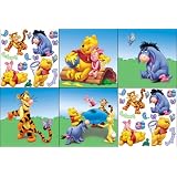 Blue Mountain Wallcoverings 31420610 Pooh Scenic Self-Stick Decorating Kit