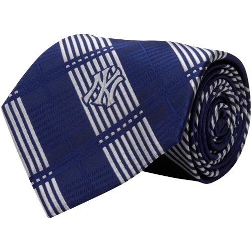 New York Yankees Woven Plaid Necktie