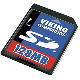Viking 128MB Secure Digital Flash Memory Card (MLC)
