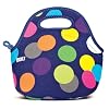 BUILT Neoprene Mini Gourmet Getaway Lunch Tote, Scatter Dot