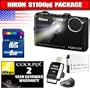 Nikon Coolpix S1100pj 14 MP Digital Camera with 5x Wide Angle Optical Vibration Reduction (VR) Zoom and 3-Inch LCD and Built-in Projector (Black) Package 1