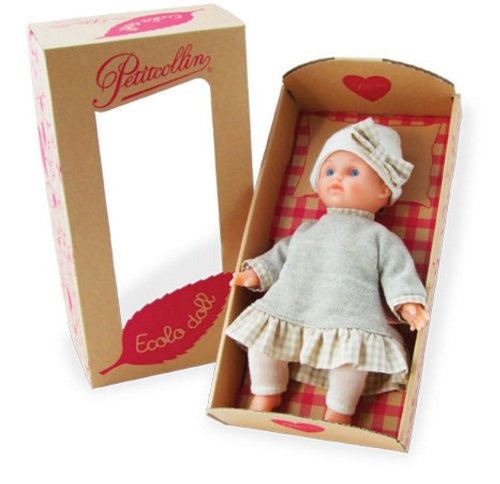 Petitcollin - 632557 - Poupée et Mini-Poupée - Bébé Léa - Ecolo Doll - 25cm