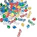 Foil Happy Birthday Confetti, Assorted 3pk