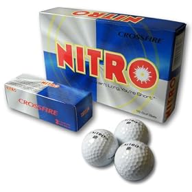 Nitro Nitro Crossfire - Balles de golf - Blanc