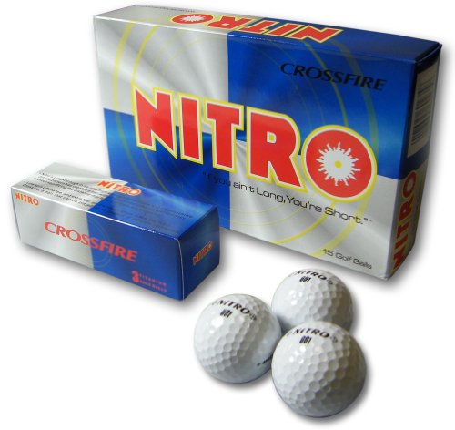 Nitro Golfb&auml;lle Crossfire, blau, BLNIC15W Preisvergleich
