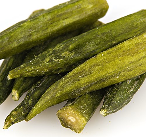 Yankee Traders Brand Okra Chips ~ 8 Oz. Resealable Bag