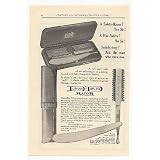1910 Durham Duplex Shaving Safety Razor Set photo Print Ad (22868) by AdsPast.com