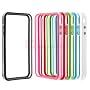 Bumper f�r iPhone 4 / iPhone 4S Trans. weiss / bla&hellip von iParts