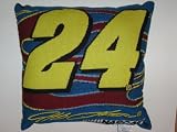 Review Northwest  / JEFF GORDON #24 Soft Knit Team Logo Throw Pillow 18