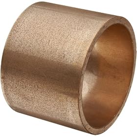 Bunting Bearings EXEP040706 1/4" Bore x 7/16" OD x 3/8" Length Powdered Metal SAE 841 Extra Lubricant with PTFE Sleeve (Plain) Bearing