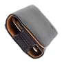 PCMicrostore Apple iPhone Black Leather Texture Horizontal Holster Carrying Case With Belt Loop And Clip