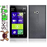 Skinomi TechSkin - Brushed Steel Film Shield & Screen Protector for Nokia Lumia 900