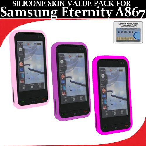Silicone Skin 3 pc. Value Pack for your Samsung Eternity A867