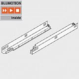 568.6100B Tandem 568H - 110Lb Full Ext 24 w/Locking Device+Blumotion