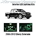 XtremeVision Chevy Colorado 2004-2012 (12 Pieces) Green Premium Interior LED Kit Package + Installation Tool Tool