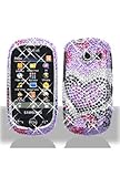 Samsung A927 Flight II Full Diamond Graphic Case - Purple Love
