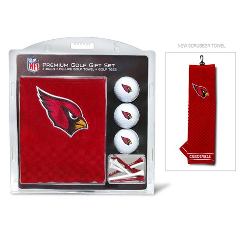 Arizona Cardinals NFL Embroidered Towel/3 Ball/12 Tee Set