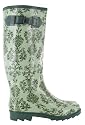 A06 New Ladies Green Wellies Wellington Boots Sizes 3-8