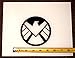 S.H.I.E.L.D. Logo HQ High Gloss Black Vinyl Decal! 4.5