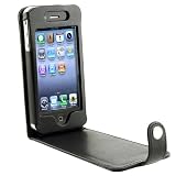 Leather Case Compatible With Apple® iPhone® 4, Black