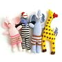 Jungle Animals Knit Rattle Set