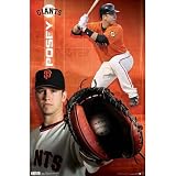 (22x34) San Francisco Giants Buster Posey Sports Poster Print