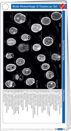 brain hemorrhage  trauma pocketcard set