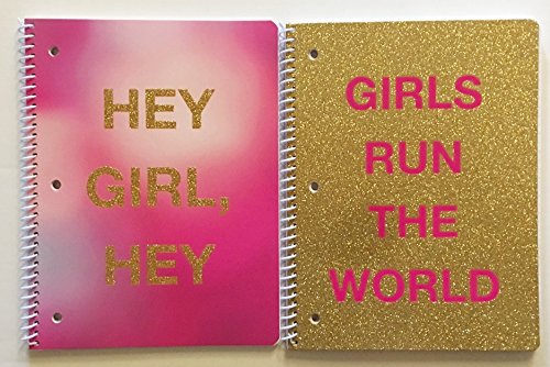 Girl Power Spiral Notebook Set ~ 2 notebooks