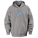 Detroit Lions Grey Tek Patch Hooded Sweatshirt