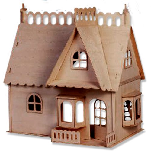 3-D Wooden Puzzle - House With Porch -Affordable Gift for your Little One Item DCHI-WPZ-G-DH002 3-D Wooden Puzzle - House With Porch -Affordable Gift for your Little One Item DCHI-WPZ-G-DH002