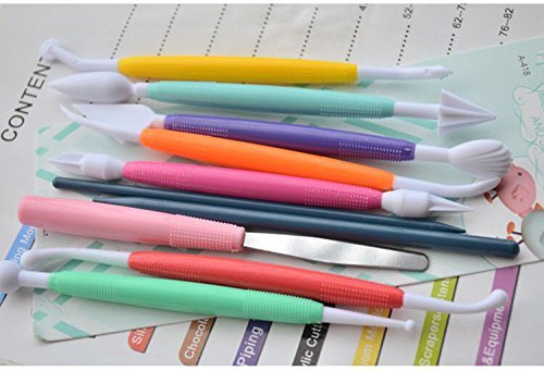 PF Modeling Clay Artist Studio Toy Tools (10 Pieces)