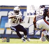 LaDainian Tomlinson Autographed Running 8x10 Photograph Sports Football