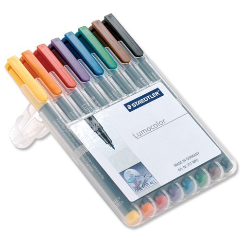 Lumocolor Watersoluble Marker Medium Set 8 Lumocolor Watersoluble Marker Medium Set 8