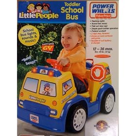 Fisher-Price Power Wheels Little People Toddler School Bus by Fisher-Price