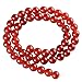 1 Strand Adabele Natural Carnelian Red Agate Healing Gemstone 8mm Round Loose Beads Gem Stone Spacer (44-47pcs) for Jewelry Craft Making GS14-8