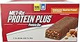 Met-RX Protein Plus Replacement Bar Chocolate Roasted Peanuts with Caramel, 3.0 oz  bars, 9 Count,