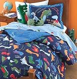 Dinosaur Monster - 3pc Bedding Sheets Set - Twin Bed Size