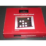 PREMIUM GOLF BALL CABINET by Cascadesport. Holds up to 16 golf balls. Mahogany Finish with... by