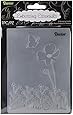 Darice Embossing Folder, 4.25 by 5.75-Inch, Butterfly on Flower