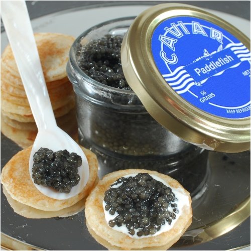American Paddlefish Caviar Gift Set by Sturgeon Caviar