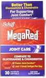 MegaRed Joint Care Omega 3 Krill Oil Hyaluronic Acid and Astaxanthin Joint Supplement, 30 Count