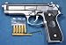 マルシン U.S.N.9mm M9 Dolphin Silver ABS モデルガン
