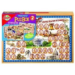 SHURE PRESIDENTS 2 JUMBO PUZZLES IN A BOX