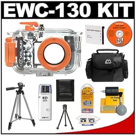 Casio Exilim EWC-130 Waterproof Case for EX-Z80 EX-Z20 Digital Camera with NP-60 Battery... by Casio
