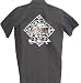 Lucky 13 We Trust Custom Car Kustom Hot Rod Black Work Shirt , Mens Black Button Front Club Shirt, Psychobilly Styling