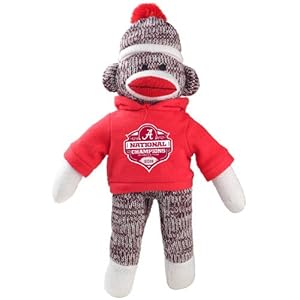 Alabama Crimson Tide 2011 BCS National Champions 8'' Sock Monkey ()