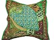 Thanks for Giving-green Ethnic Indian Sari Beaded Decorative Floor Pillow 24 Inches Free Shipping
