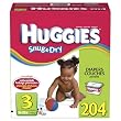 Huggies Snug & Dry Diapers Step 3 - 204 ct.