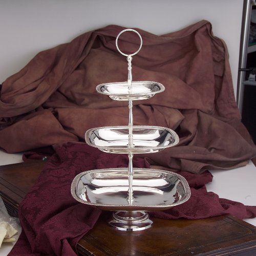 Godinger 3 TIER STAND SQ.PLATES
