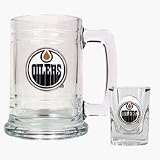 Review Great American Products  / Edmonton Oilers Boilermaker Set (15 oz. Mug and 2 oz. Shot Glass)